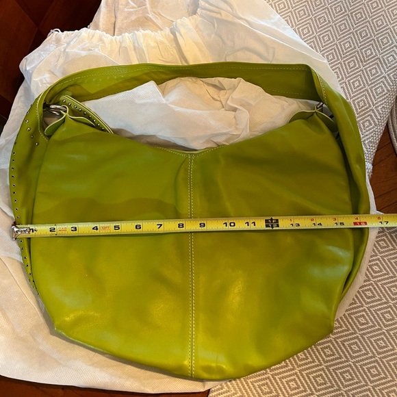 Nicoli Green Hobo/Shoulder Bag Purse with Studs - Picture 8 of 8